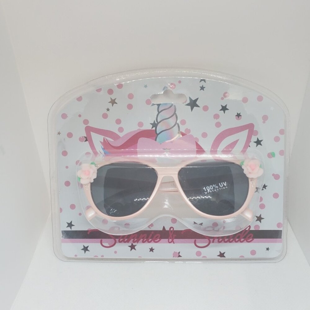 Starlight Accessories Roses Pink Frost Sunglasses - NEW